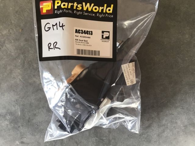 Rr Seat Belt