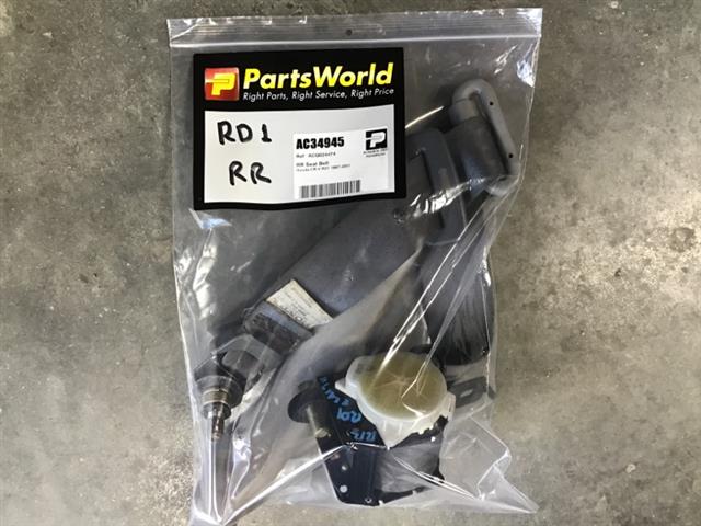 Rr Seat Belt