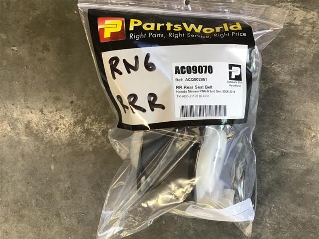 Rr Rear Seat Belt