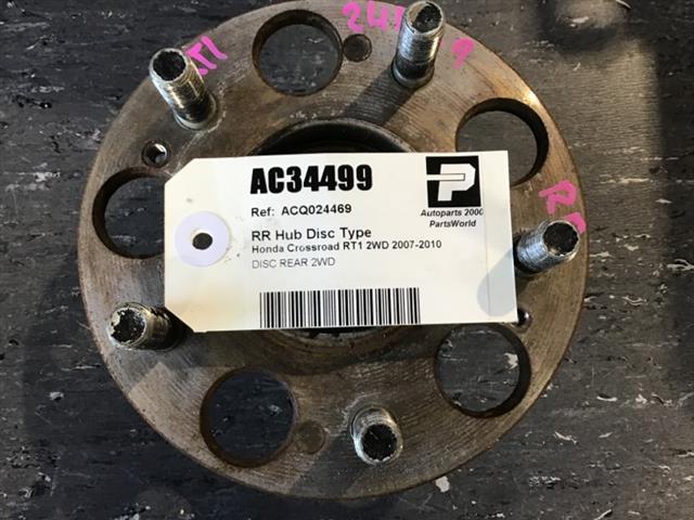 Rr Hub Disc Type