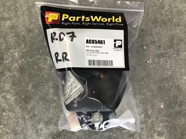 Rr Seat Belt