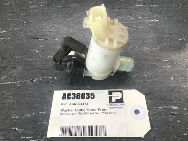 Washer Bottle Motor Front