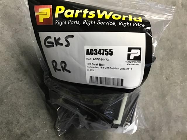 Rr Seat Belt