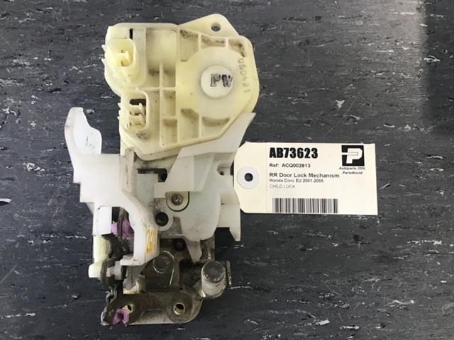 Rr Door Lock Mechanism
