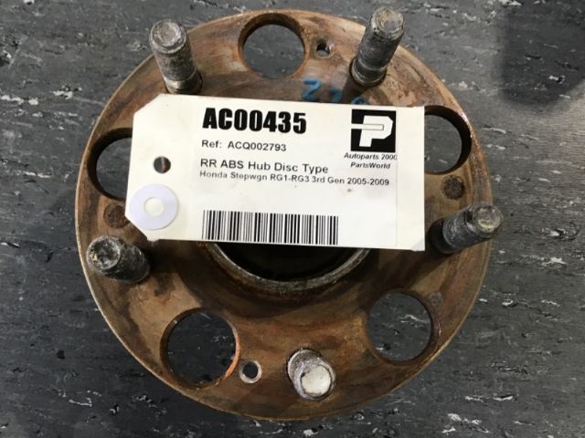 Rr Abs Hub Disc Type