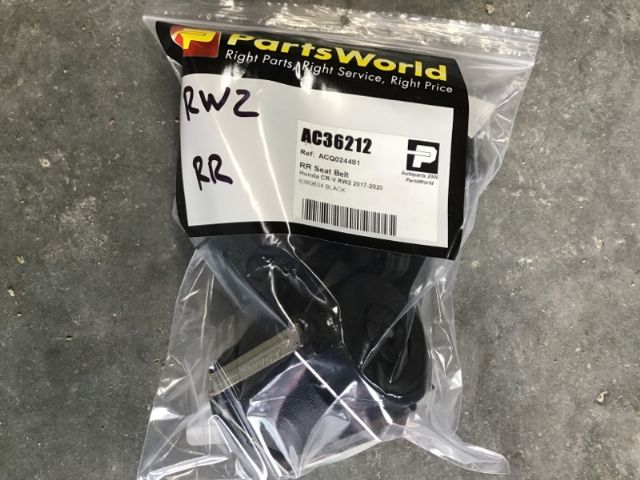 Rr Seat Belt