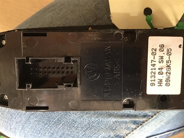 Window Master Switch