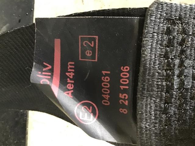 Rr Seat Belt