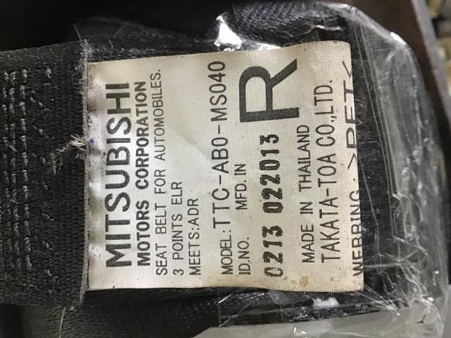 Rr Seat Belt