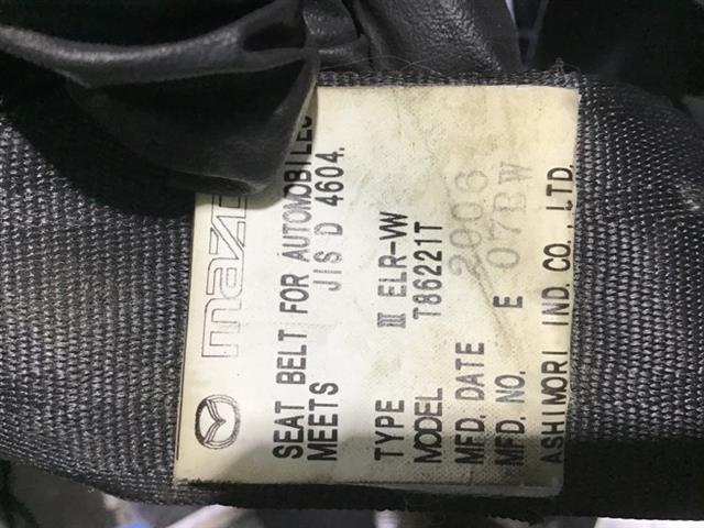 Rr Rear Seat Belt