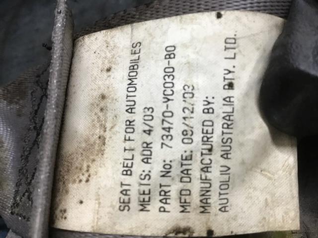 Front Centre Seat Belt