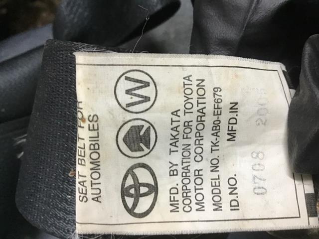 Rr Seat Belt