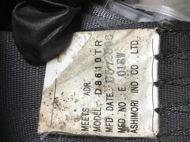 Rr Seat Belt