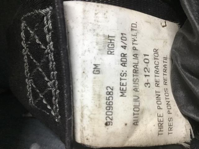 Rr Seat Belt