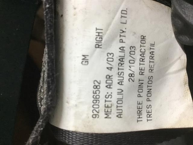 Rr Seat Belt