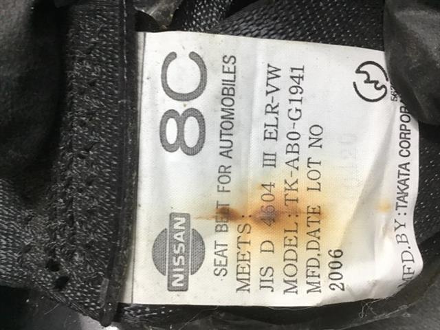 Rear Centre Seat Belt