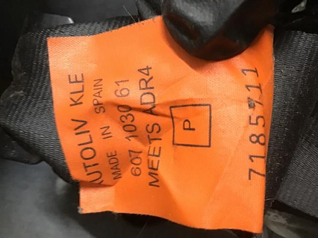 Rr Seat Belt