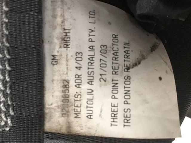 Rr Seat Belt