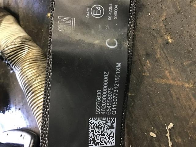 Rear Centre Seat Belt