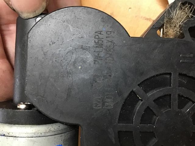 Rr Door Regulator Motor