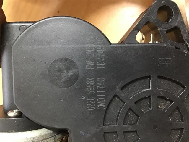 Rr Door Regulator Motor