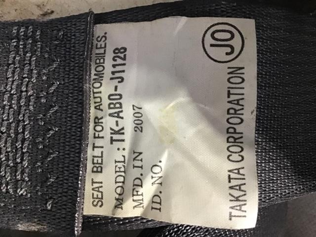Rr Rear Seat Belt