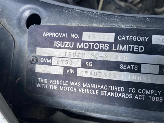 Isuzu MU - Other