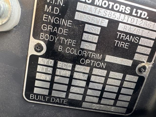 Isuzu-Comm D-Max - RF20 2017