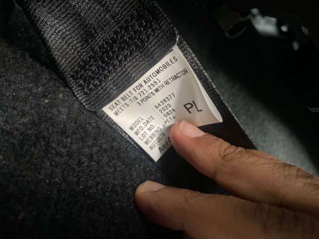 Lf Seat Belt