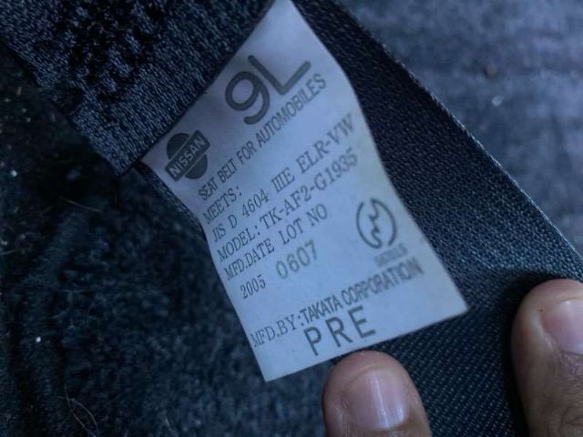 Lf Seat Belt