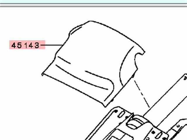 Steering Column Shroud Upper