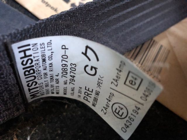 Lf Seat Belt