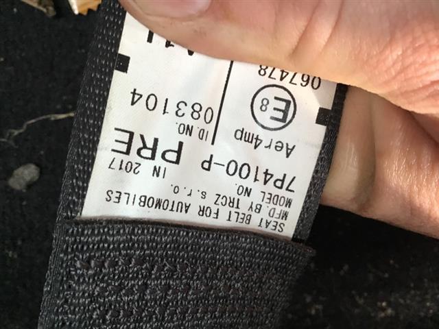 Lf Seat Belt Pretensioner