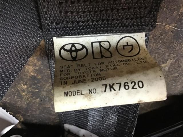 Rr Seat Belt