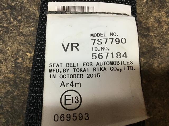Rr Seat Belt