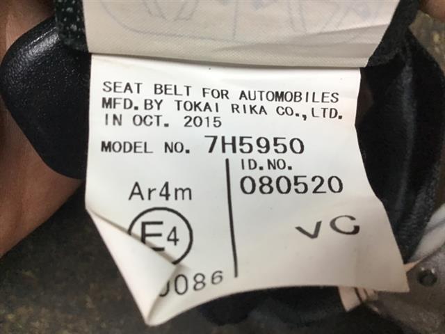 Rear Centre Seat Belt