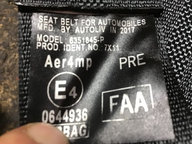 Lf Seat Belt Pretensioner