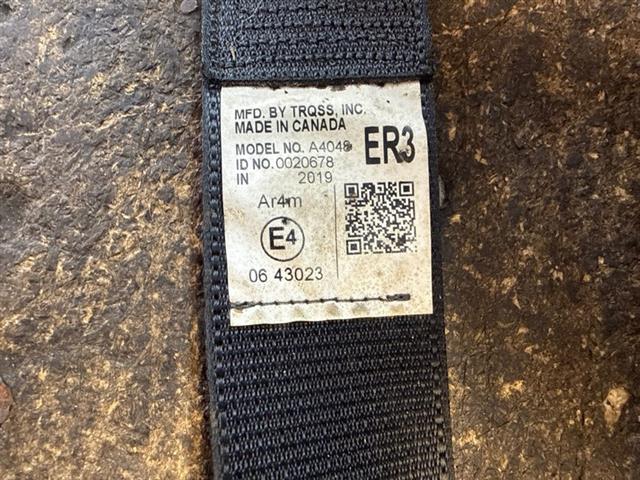 Rr Rear Seat Belt