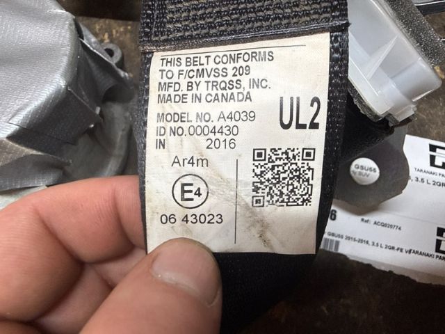Lr Seat Belt