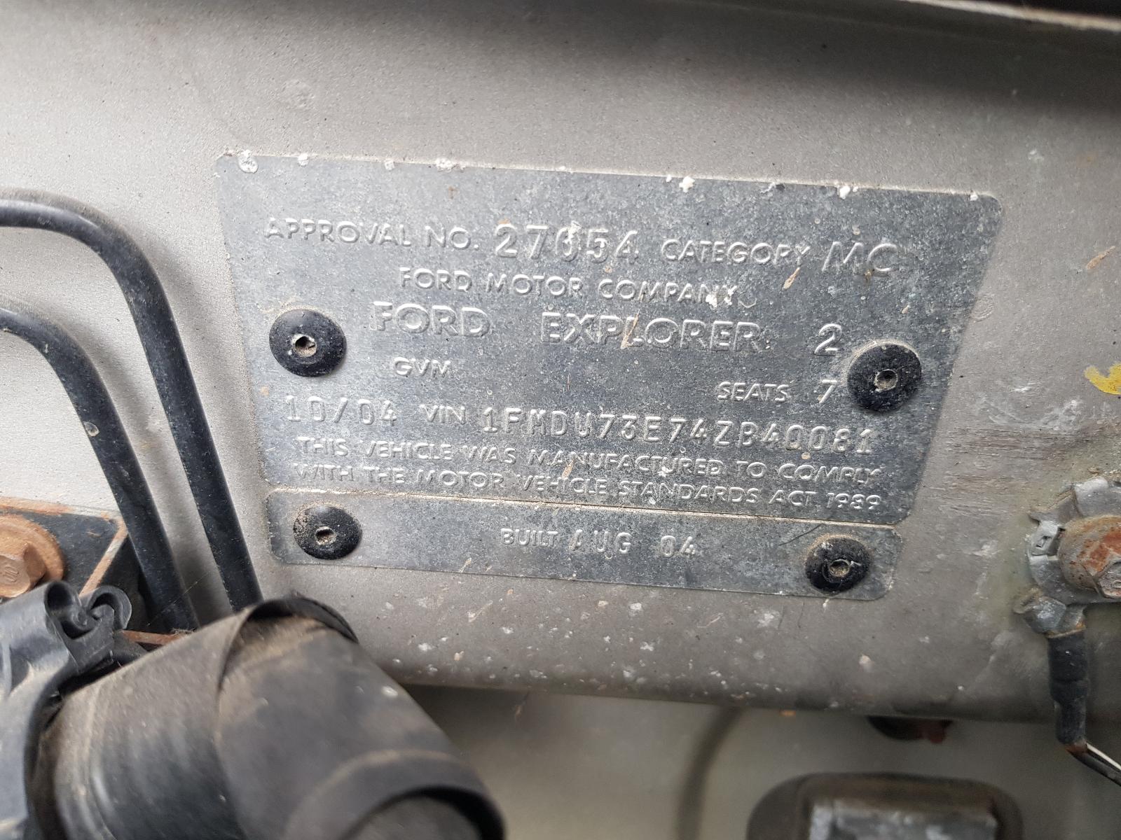 Ford Explorer - UT 2001-2005