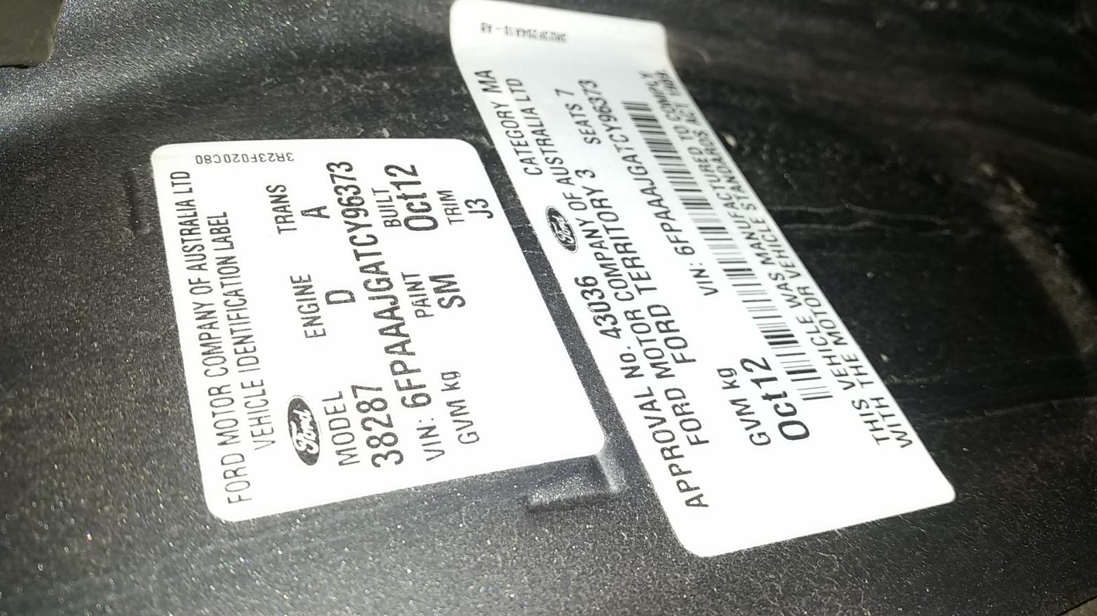 Ford Territory - SZ 2011-Present