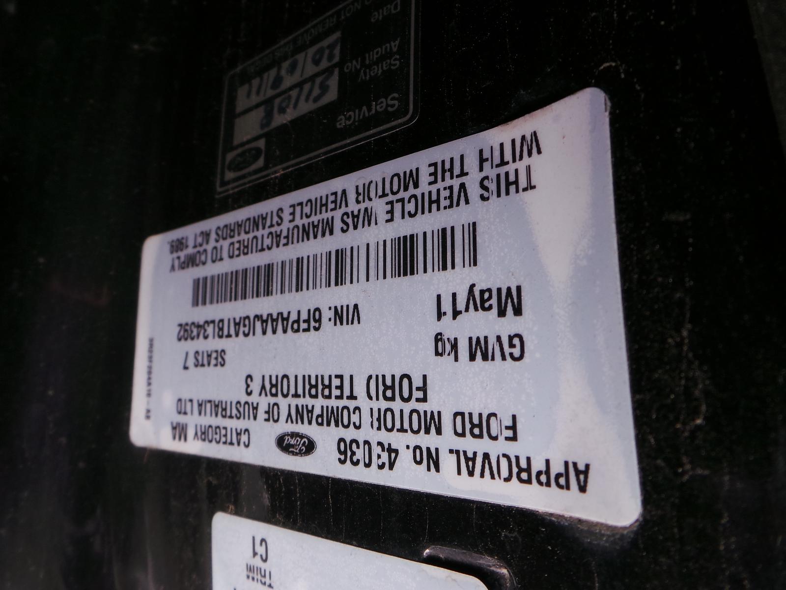 Ford Territory - SZ 2011-Present