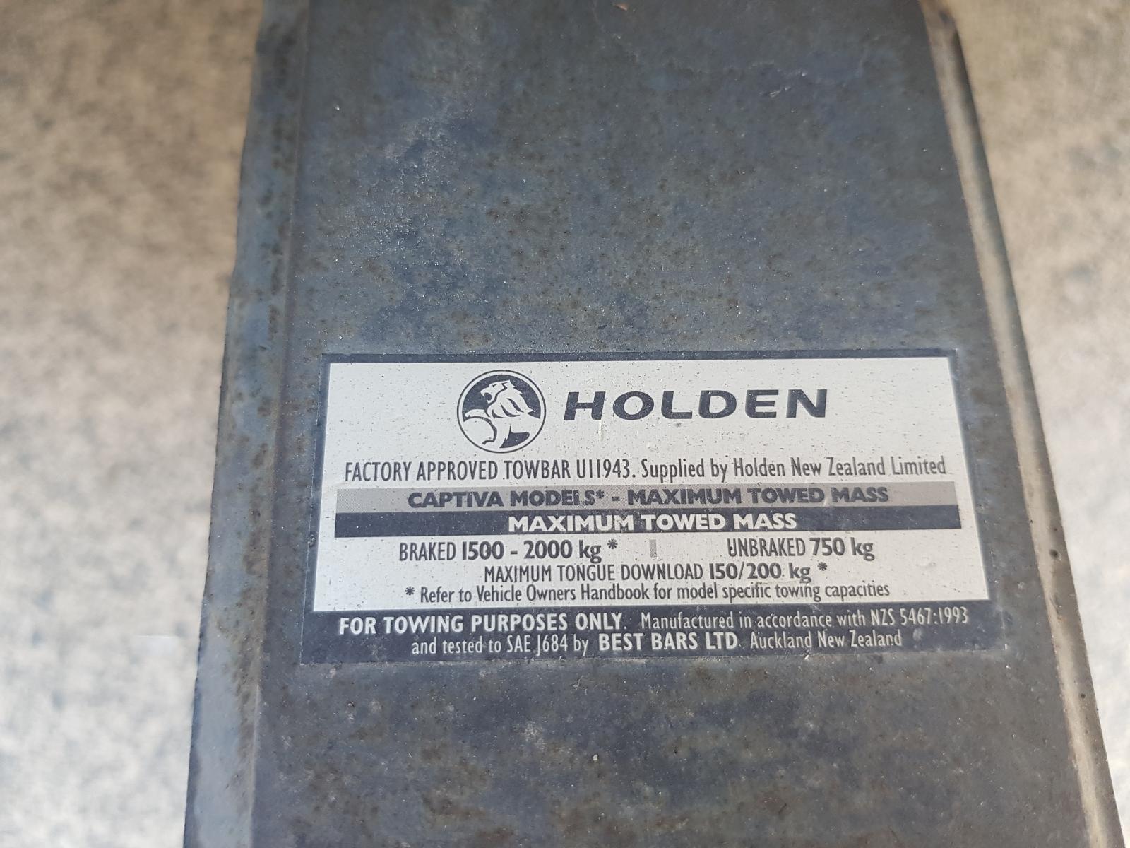 Holden Captiva - Captiva 7 2011-Present