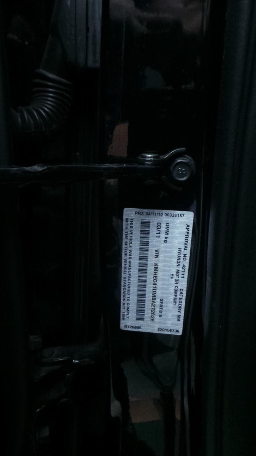 Hyundai i45 - 2010-2013