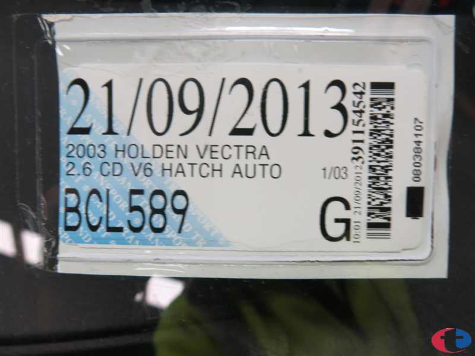 Holden Vectra - B  2002-2003