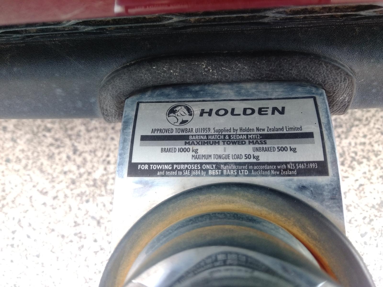 Holden Barina - TM 2011-Present