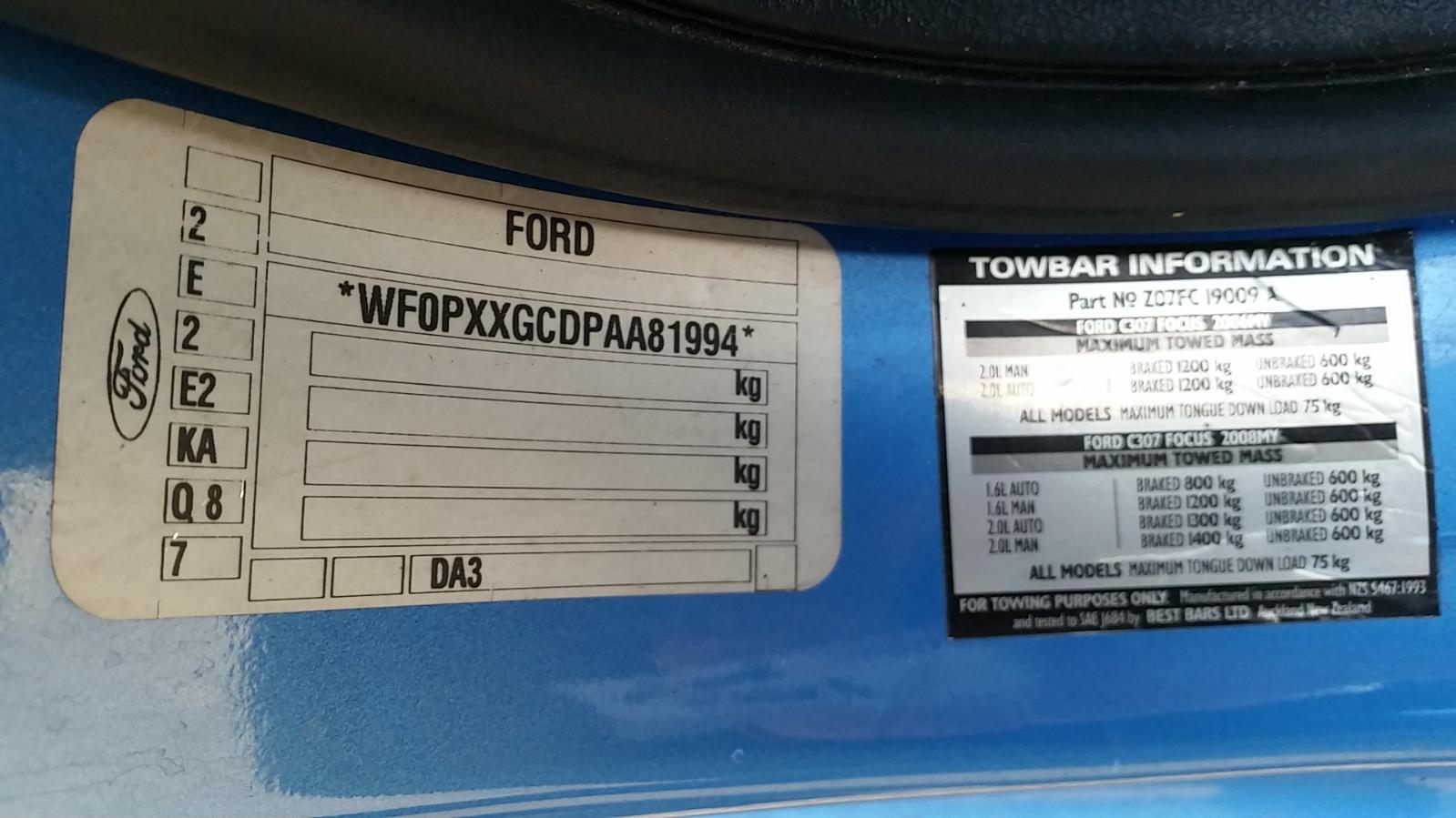 Ford Focus - LT-LV 2008-2011