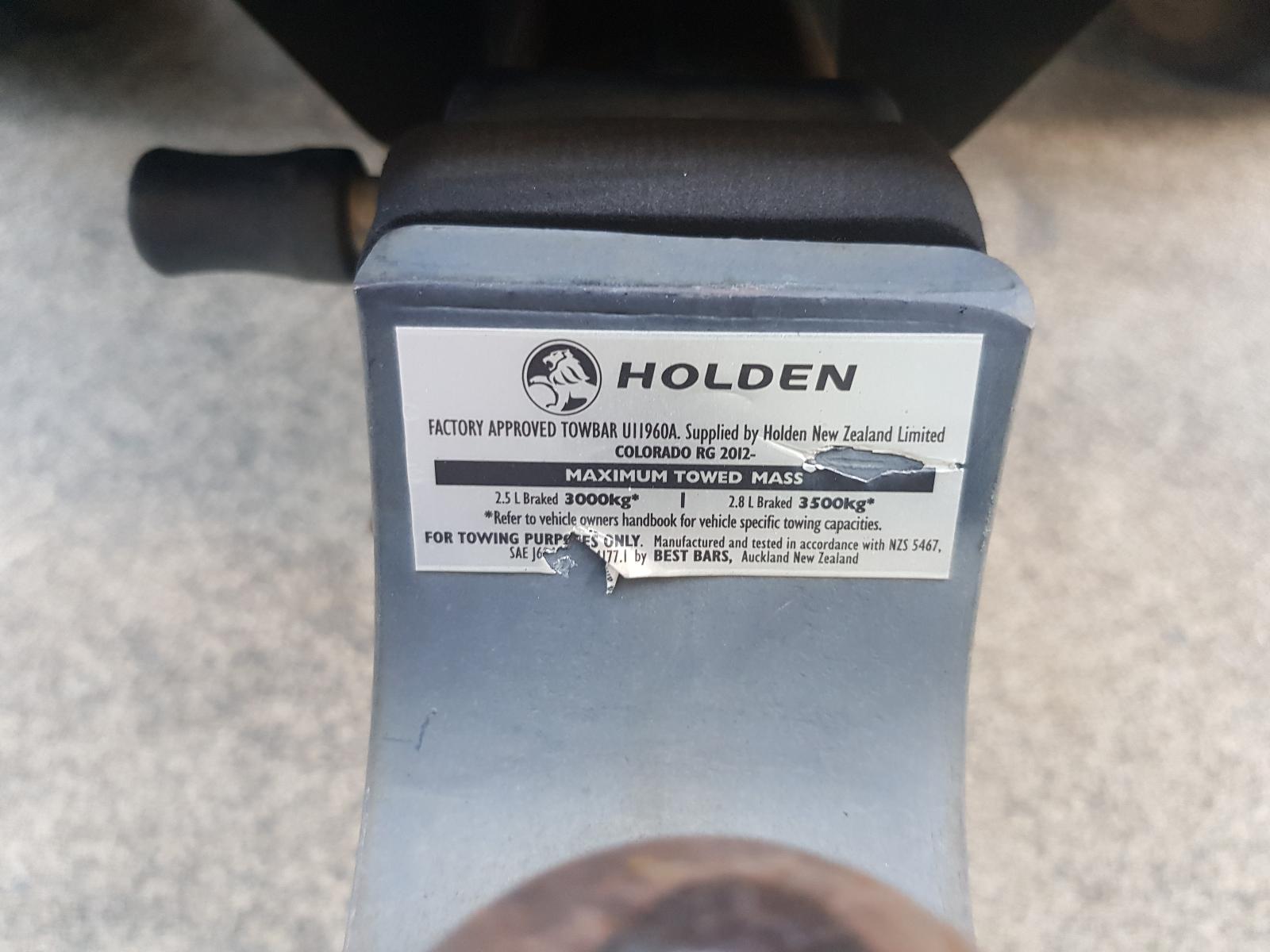 Holden Colorado - RG2 2016-Present