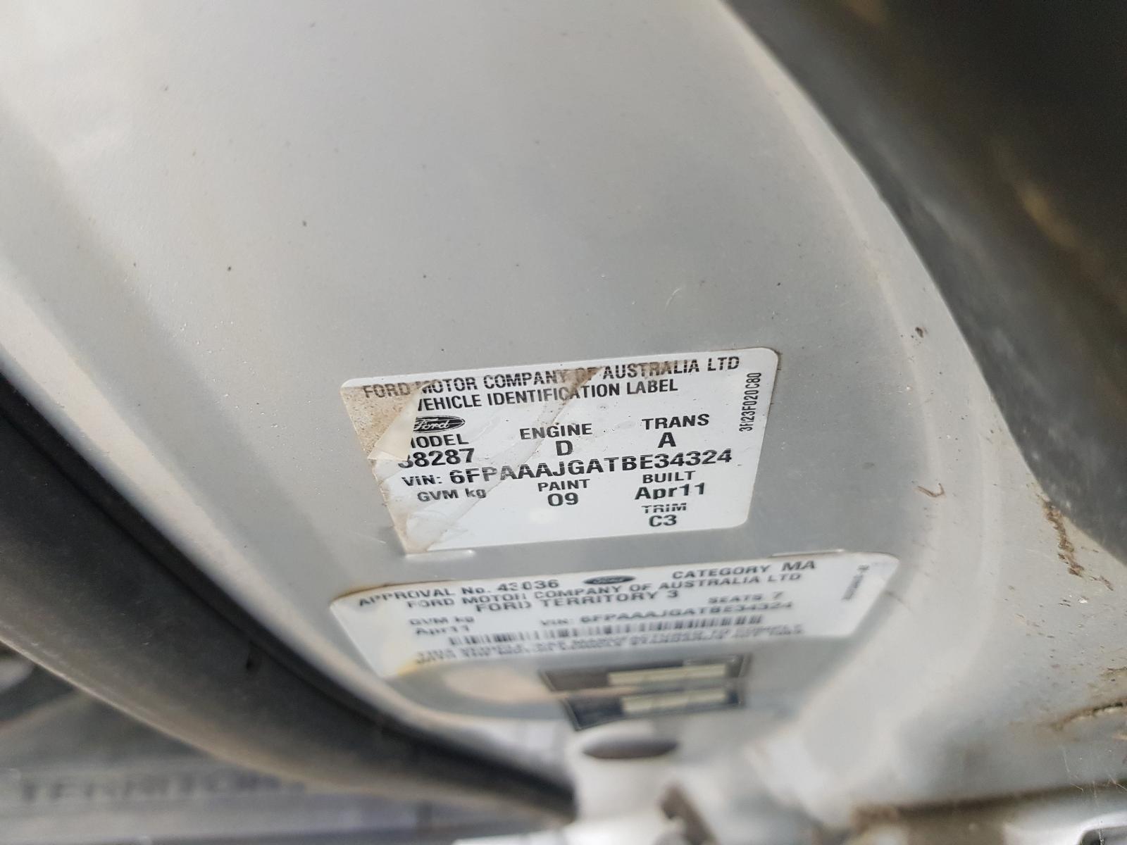 Ford Territory - SZ 2011-Present