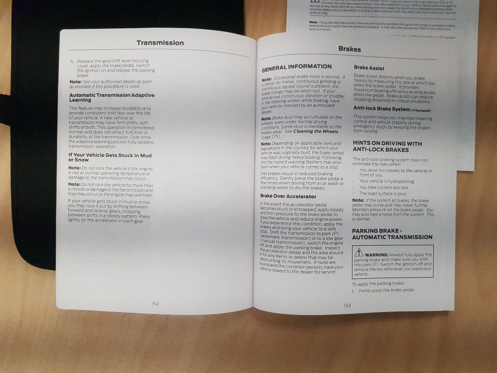 Owners Handbook